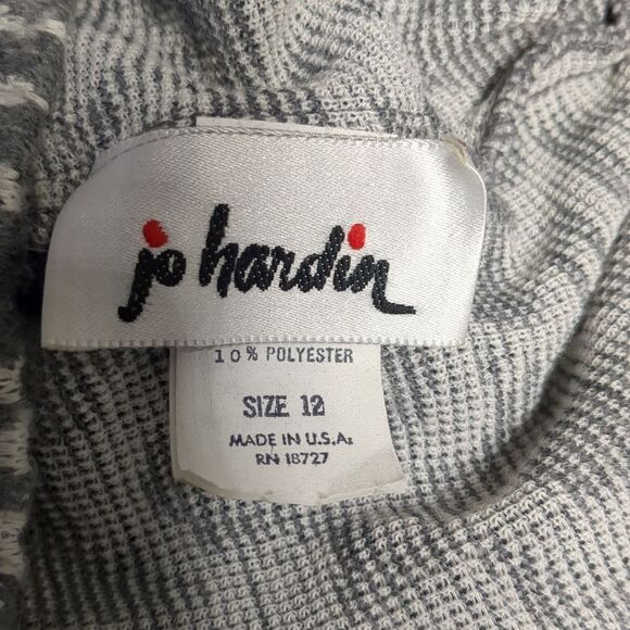 Vintage Jo Hardin 2 piece Sweater Vest and Skirt Set Womens L Size 12 - Picture 9 of 10